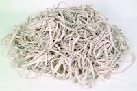 Gummib&aring;nd 180x10,0mm hvid (1000g)