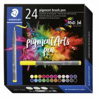 STAEDTLER 371 B&oslash;rstepen Dark cool gray Light lavender Intense black Light black Cool gray medium R&oslash;d Bl&aring; Gr&oslash;n Lysebl&aring; Gul Orange Brun Violet Magenta Turkis R&oslash;d violet Pastelgul Pilegr&oslash;n Bordeaux Umbra Indigobl&aring; R&aring; sienna Light peach Lys rosa