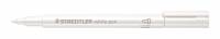 Marker Metallic 1-2mm hvid