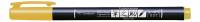 Tombow Marker Fudenosuke h&aring;rd gul