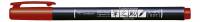 Tombow Marker Fudenosuke h&aring;rd r&oslash;d