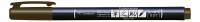 Tombow Marker Fudenosuke h&aring;rd brun
