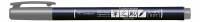 Tombow Marker Fudenosuke h&aring;rd gr&aring;
