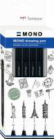 Tombow Fineliner MONO drawing set Bold (4)