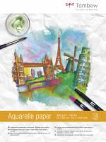Tombow Akvarelblok 24x32cm 300g 15ark