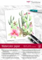 Tombow Akvarelblok A6 300g 15 ark