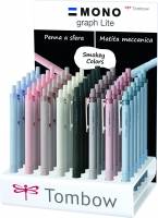 Tombow Kuglepen/stiftblyant MONO graph Lite display ass (48)