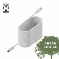 UPSTR&Ouml;M CIRKUL&Auml;R 100W USB-C to USB-C cable, White (2.5m)