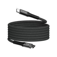 Verbatim Sync and Charge USB-C/str&oslash;mkabel 1.2m Sort