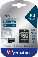 Micro SDXC Card PRO U3 Class 10 A2 512GB w/adaptor