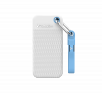 VERBATIM Pocket SSD USB 3.2 Gen 2 2TB White/blue incl sleeve