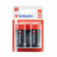 Verbatim Alkaline D/LR20 (2-Pack)