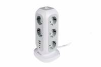EU Power Tower 11xAC / 2xUSB / 2xType-C