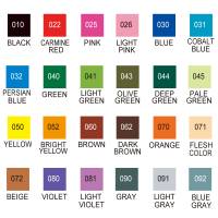 Zig Clean Color Pensel Pen s&aelig;t m. 24 stk