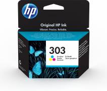 HP 303 Farve (cyan, magenta, gul) 165 sider Blæk T6N01AE