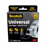 Scotch gel tape double sided transparent 30mmx3m