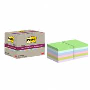 Post-it SS Recycled Mix colors 76x76 70sh (12)
