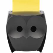 Dispenser Owl for Z-Notes + 2 Z-Notes 76x76 yellow
