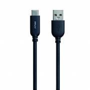 Kabel PNY USB-A to USB-C 2.0, sort 3m