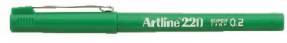 Fineliner Artline 220 SF 0.2 grøn
