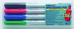 Whiteboard Marker Artline 541T 2-i-1 4-sæt