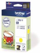 Brother LC22UY Yellow blækpatron 1.200 sider
