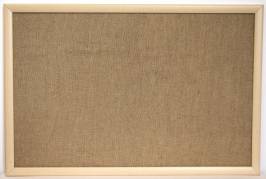 Opslagstavle 60x100cm m/træramme natur
