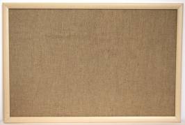 Opslagstavle 60x120cm m/træramme natur