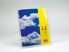 Brochureholder 1 fag Akryl A4 - væg & bordmodel