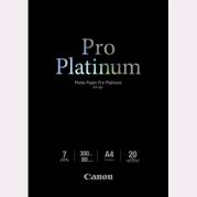 Inkjetpapir Canon Pro Platinum A4 300g pk/20 ark