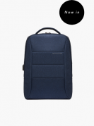 16'' Christiansborg Recycled Backpack, Dark Blue