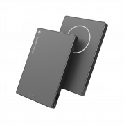DBRAMANTE Power Bank - 5K mAh Mag. Built-in USB-C Cable - Ti