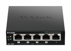 D-LINK 5-Port Desktop Gigabit PoE+ Switch