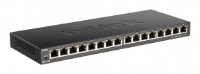 D-LINK 16-Port 10/100/1000Mbps Unmanaged Gigabit Ethernet Sw