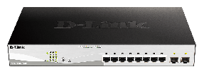 D-LINK 10-Port Gigabit PoE+ Smart Switch 2 SFP Ports POE 130
