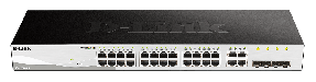 D-LINK 24 10/100/1000 Base-T port with 4 x 1000Base-T /SFP p
