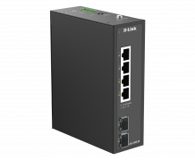D-LINK 6-Port Gigabit Industrial Unmanaged Switch with 2 x S