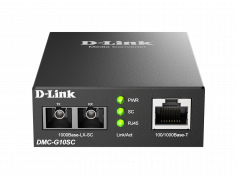 D-LINK 100/1000BaseT to 1000BaseLX (SC) Single-mode Media Co