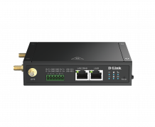 D-LINK 4G IIoT Gateway, 2x Gigabit Ethernet, 2x RS232/485, 1