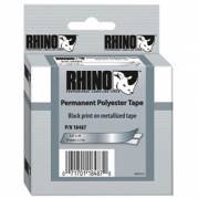 Tape Rhino 19mmx5,5m perm polyest bl/metal