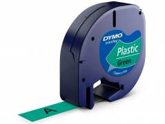 Tape LetraTag plastic 12mmx4m green