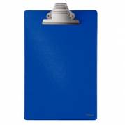 Clipboard A4 27355 blå skriveplade m/kraftig klemme
