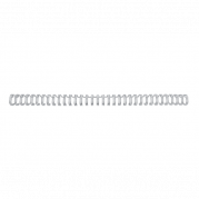 Spiralringe metal 3:1 No9 14mm A4 silv (100)