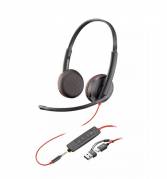 HP Poly Blackwire 3225 UC Stereo USB-C/A (Bulk)