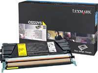 Lexmark C52X / C5220YS Yellow toner 3.000 sider