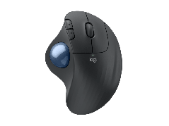 ERGO M575S Wireless Trackball, Graphite (Blue Ball)