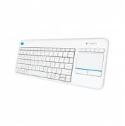Logitech K400 Plus - 920-007142 - Hvid Trådløs Tastatur