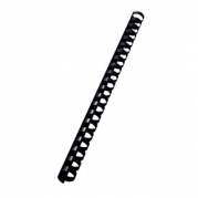Spiralringe plastik 16mm A4 21R sort (100)