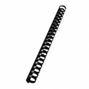 Spiralringe plastik 19mm A4 21R sort (100)
