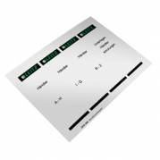 Rygetiket brevordner 180 PC 80mm